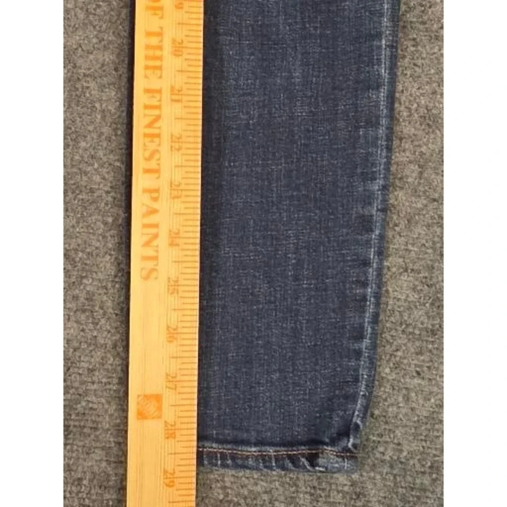 Express Mia‎ Mid Rise Legging Jeans Womens 10 Dark Wash Distressed Skinny Denim